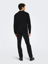 ONLY & SONS Polokragen Pullover Black