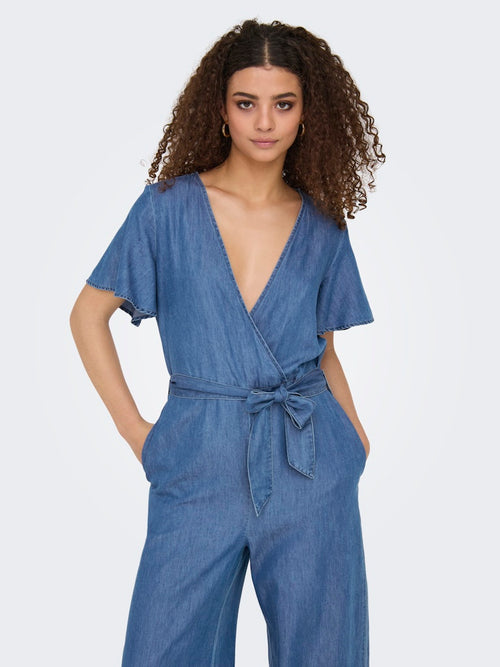 ONLY Jumpsuit Medium Blue Denim