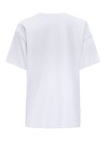 ONLY Frontprint T-Shirt Bright White Lazy