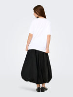 ONLY Frontprint T-Shirt Bright White Lazy