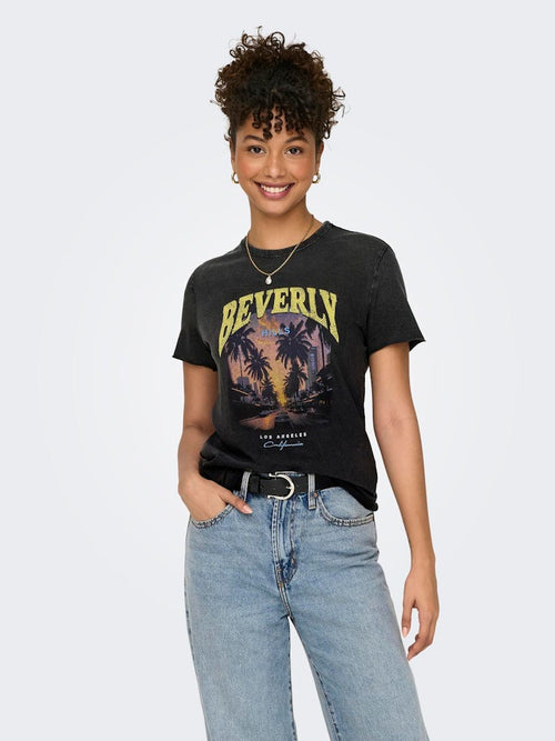 ONLY T-Shirt Black Beverly