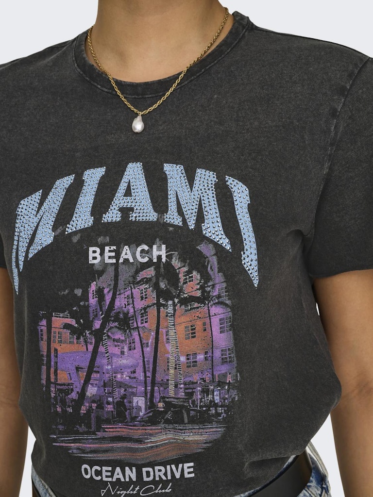 ONLY T-Shirt Black Miami