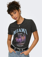 ONLY T-Shirt Black Miami