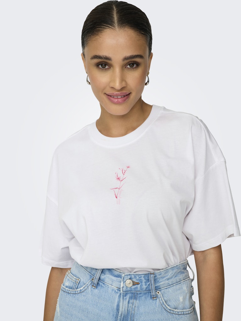 ONLY T-Shirt Bright White Vision