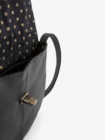 PIECES Leder Party Bag Black