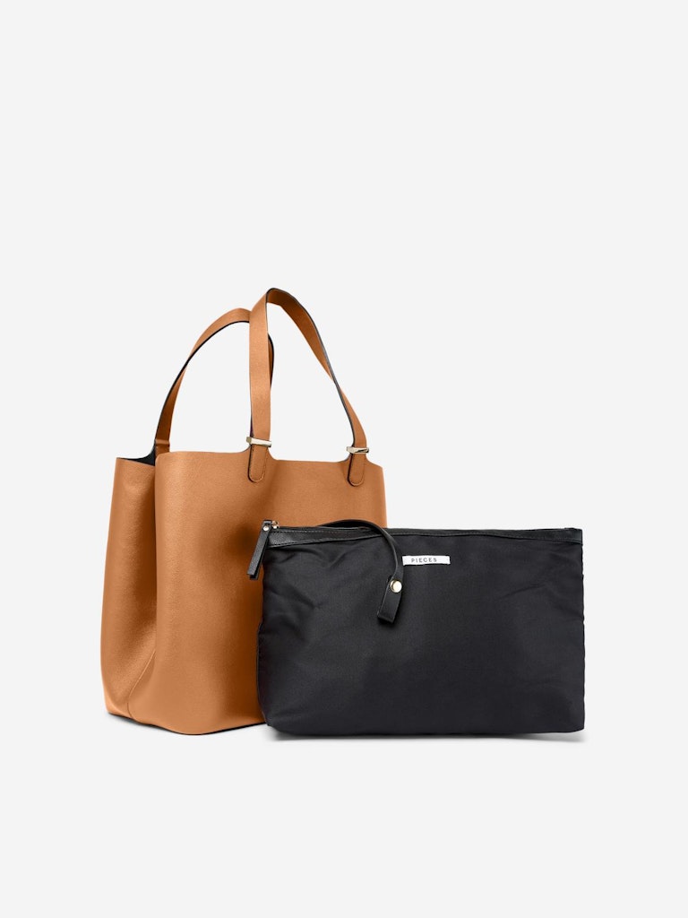 PIECES Shopper Bag Cognac