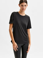 SELECTED FEMME Modal T-Shirt Black