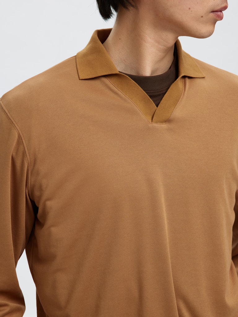 SELECTED HOMME Dünnes Polo Chipmunk