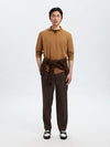 SELECTED HOMME Dünnes Polo Chipmunk