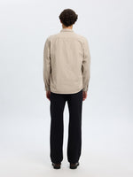 SELECTED HOMME Gebürstet Twist Hemd Egret