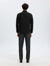 SELECTED HOMME Gebürstet Twist Hemd Black