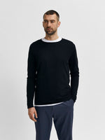 SELECTED HOMME Dünner Pullover Black