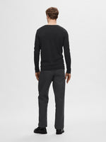 SELECTED HOMME Dünner Pullover Black