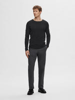 SELECTED HOMME Dünner Pullover Black