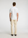 SELECTED HOMME Leinen Kurzarm Hemd White