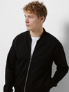 SELECTED HOMME Sweat Bomber Jacke Black