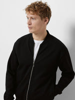 SELECTED HOMME Sweat Bomber Jacke Black