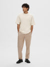 SELECTED HOMME Loose T-Shirt Oatmeal