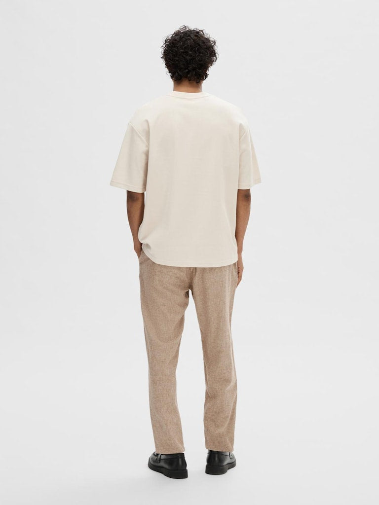 SELECTED HOMME Loose T-Shirt Oatmeal