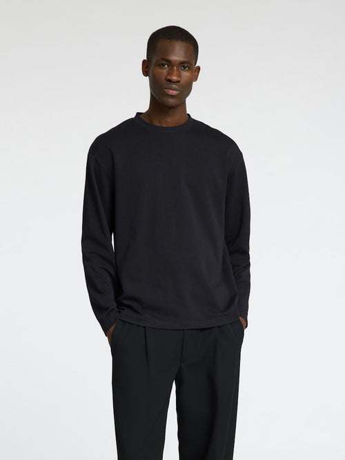 SELECTED HOMME Loose Longsleeve Black