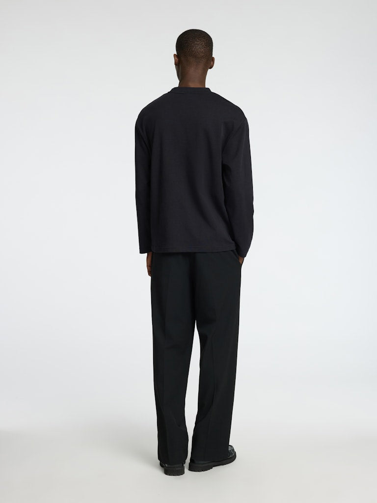 SELECTED HOMME Loose Longsleeve Black