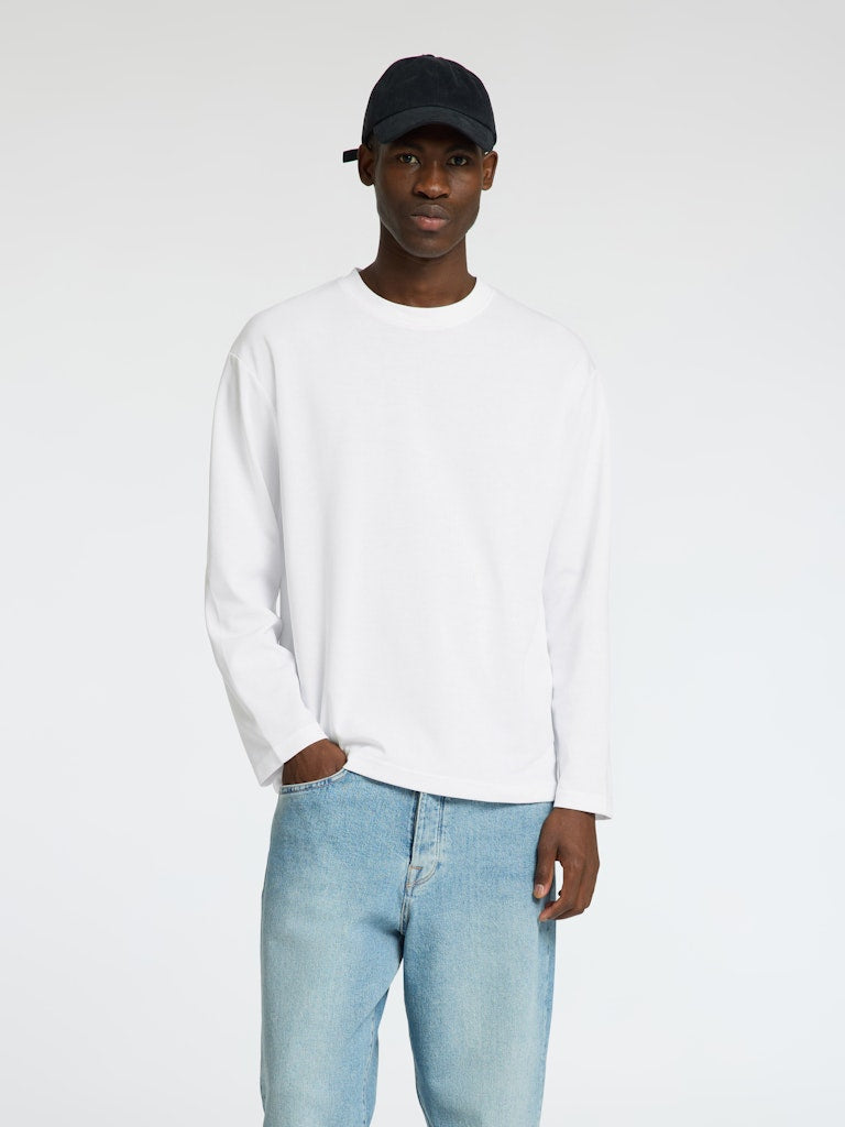 SELECTED HOMME Loose Longsleeve Bright White