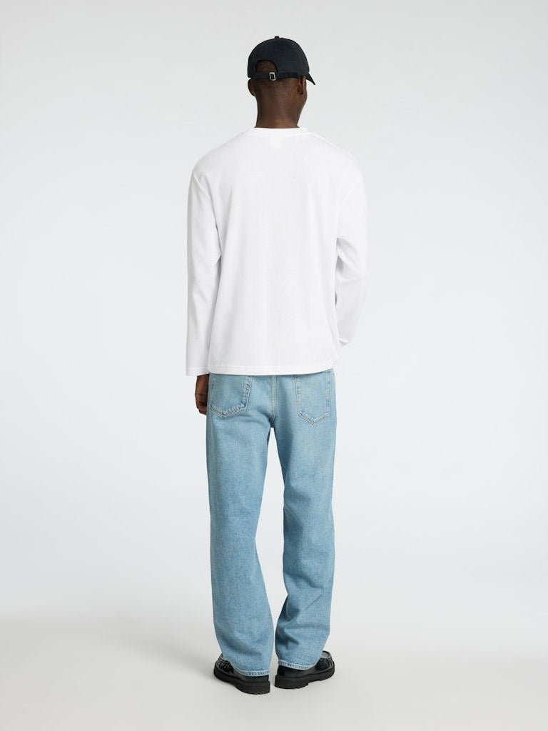 SELECTED HOMME Loose Longsleeve Bright White
