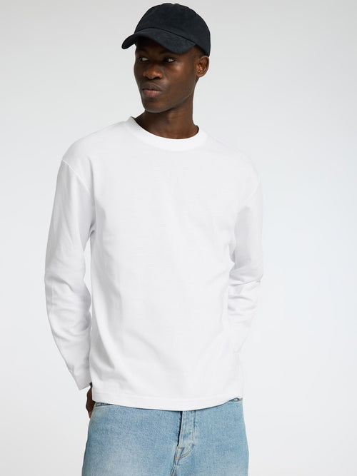 SELECTED HOMME Loose Longsleeve Bright White