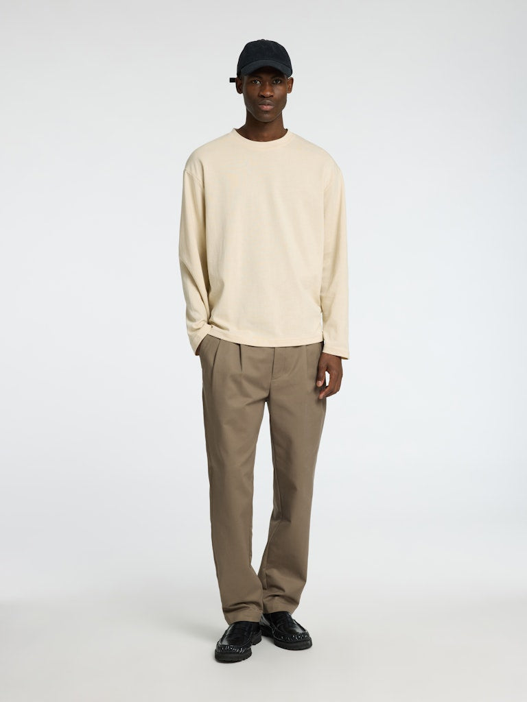 SELECTED HOMME Loose Longsleeve Oatmeal