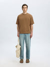 SELECTED HOMME Loose T-Shirt Chipmunk