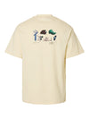 SELECTED HOMME Relax Backprint T-Shirt Egret