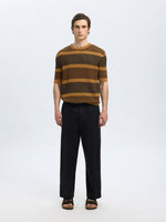 SELECTED HOMME Strick Shirt Chipmunk Black