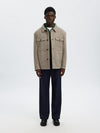 SELECTED HOMME Wolle Overshirt Deep Taupe
