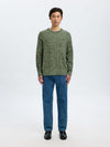 SELECTED HOMME Strick Pullover Sky Captain Twist
