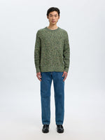 SELECTED HOMME Strick Pullover Sky Captain Twist