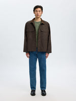 SELECTED HOMME Strick Pullover Sky Captain Twist