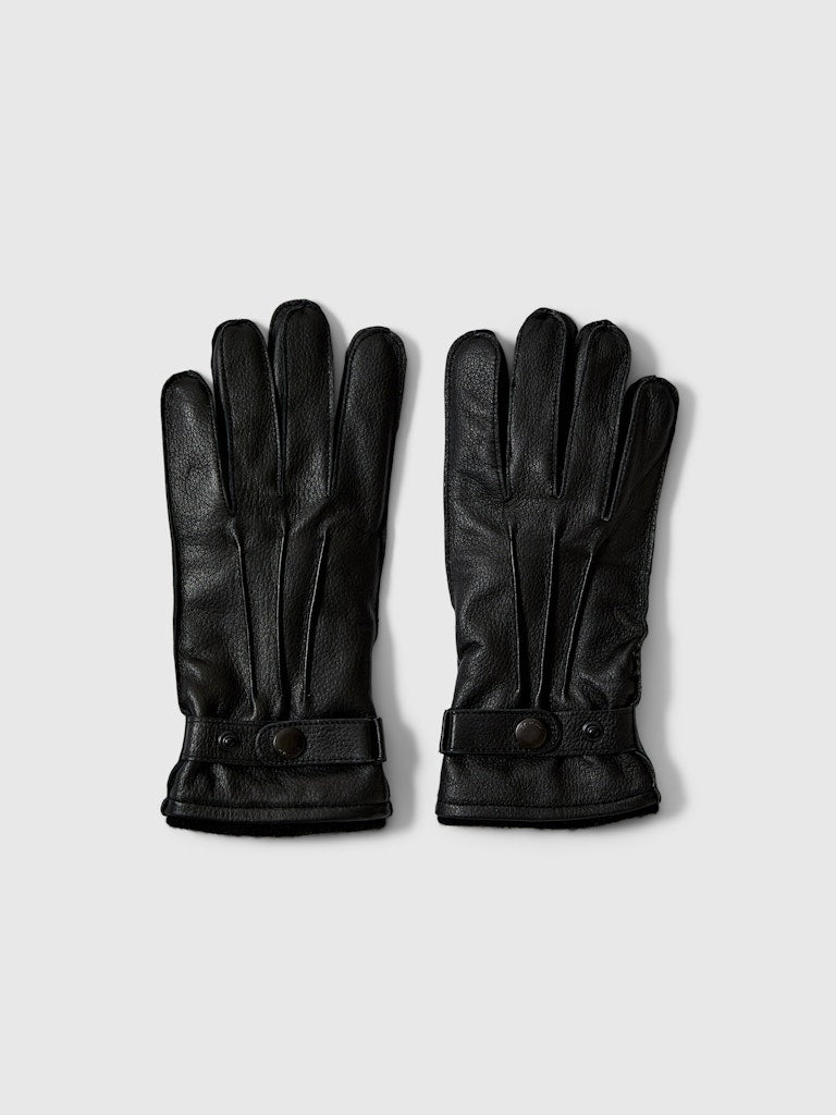 selected homme handschuhe SELECTED HOMME Leder Handschuhe Black – Rohbau