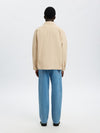 SELECTED HOMME Cord Overshirt Oatmeal