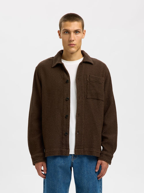 SELECTED HOMME Struktur Overshirt Delicioso