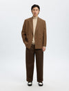 SELECTED HOMME Rollkragen Pullover Oatmeal Melange