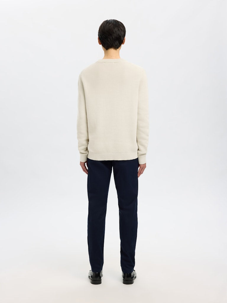 SELECTED HOMME Struktur Pullover Oatmeal