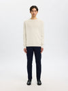 SELECTED HOMME Struktur Pullover Oatmeal
