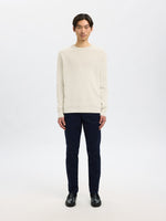 SELECTED HOMME Struktur Pullover Oatmeal