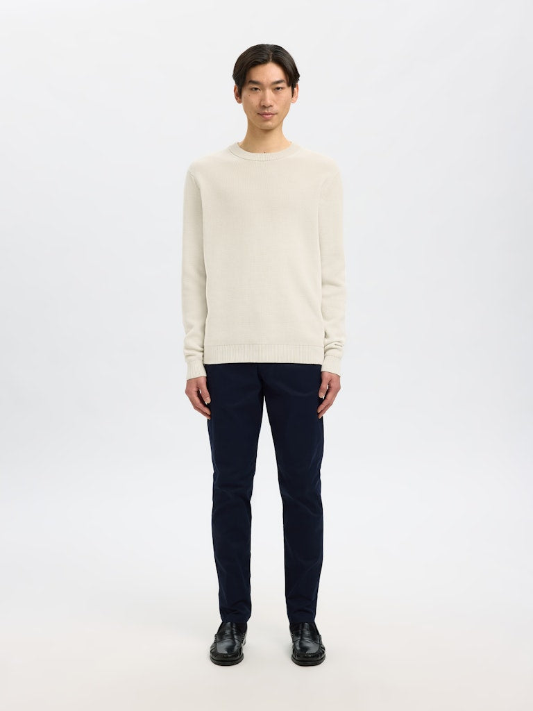 SELECTED HOMME Struktur Pullover Oatmeal