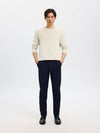 SELECTED HOMME Struktur Pullover Oatmeal