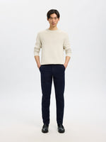 SELECTED HOMME Struktur Pullover Oatmeal