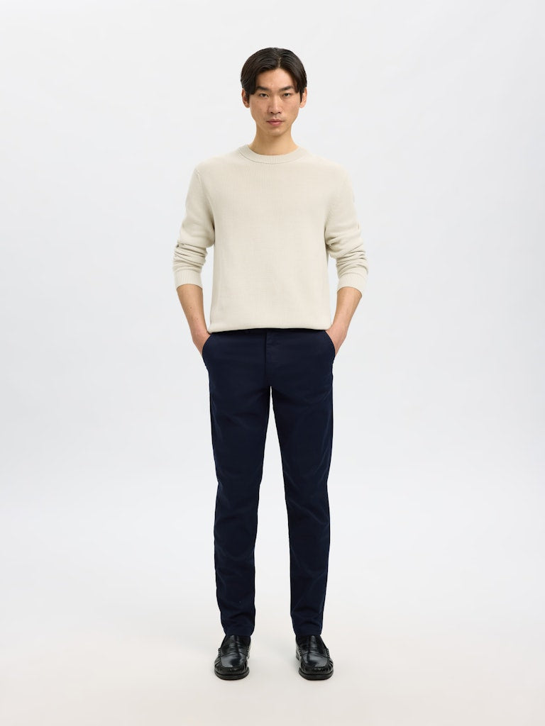 SELECTED HOMME Struktur Pullover Oatmeal
