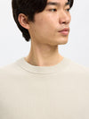 SELECTED HOMME Struktur Pullover Oatmeal