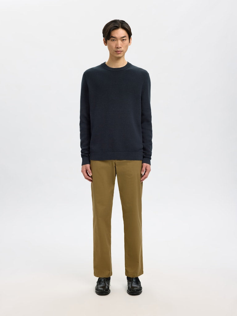 SELECTED HOMME Struktur Pullover Sky Captain