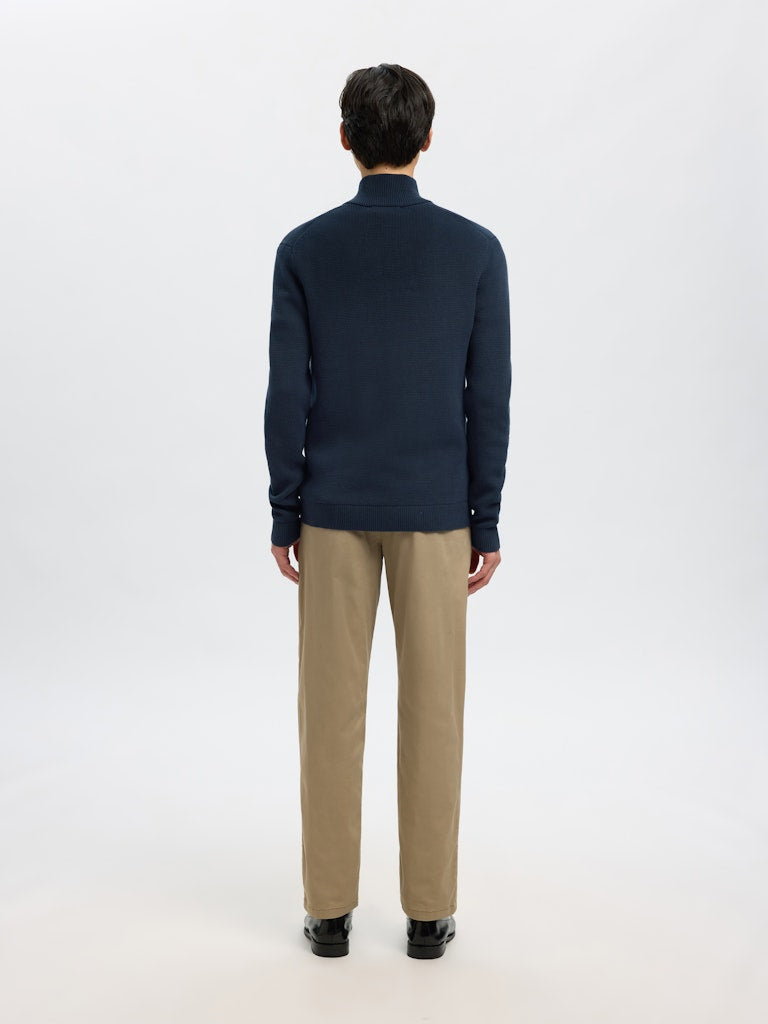 SELECTED HOMME Half Zip Pullover Sky Captain